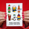 Funny Beer Christmas Card