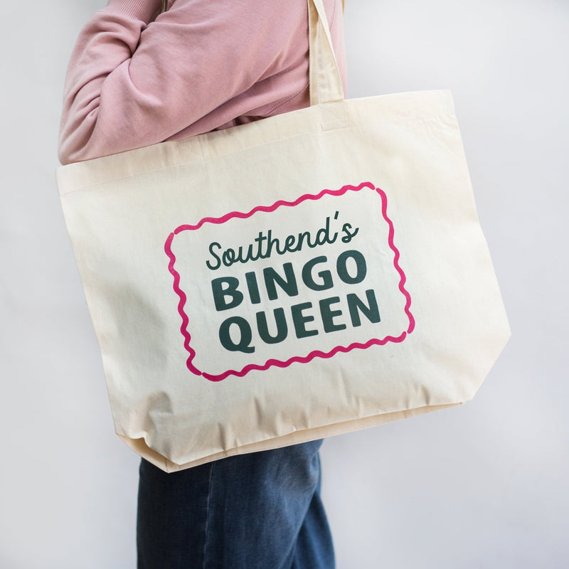 'Bingo Queen' Personalised Tote Bag - Of Life & Lemons®
