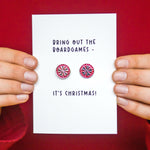 Christmas Card & Cufflinks for a Darts Lover - Of Life & Lemons®
