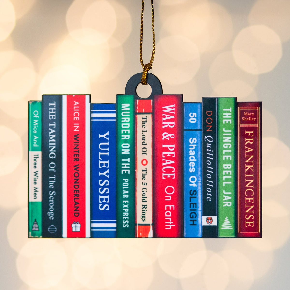 Funny Literary Christmas Tree Decoration - Of Life & Lemons®