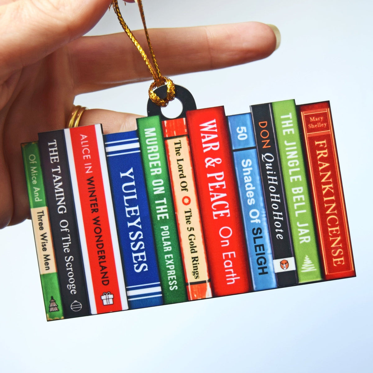Funny Literary Christmas Tree Decoration - Of Life & Lemons®