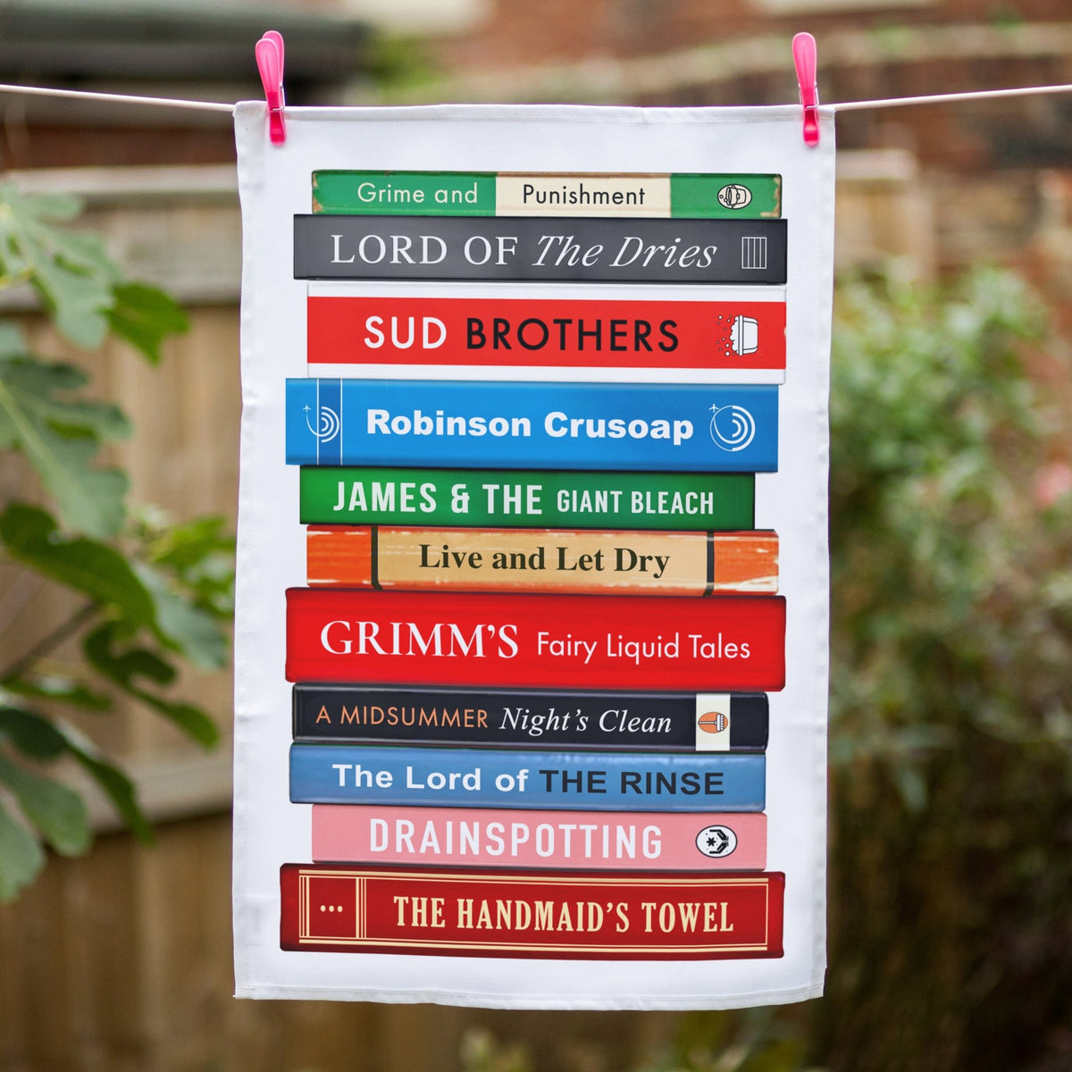 Funny Book Themed Tea Towel - Of Life & Lemons®