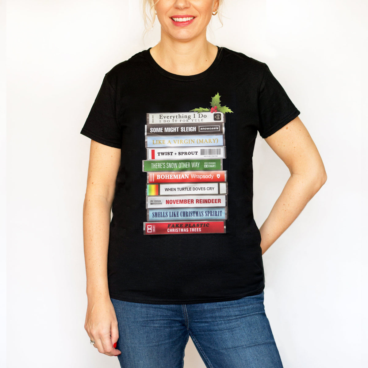 Music Puns Ladies Christmas T-Shirt