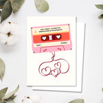 'Perfect Mix' Personalised Wedding Card
