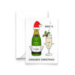 Funny Cava Christmas Card - Of Life & Lemons®