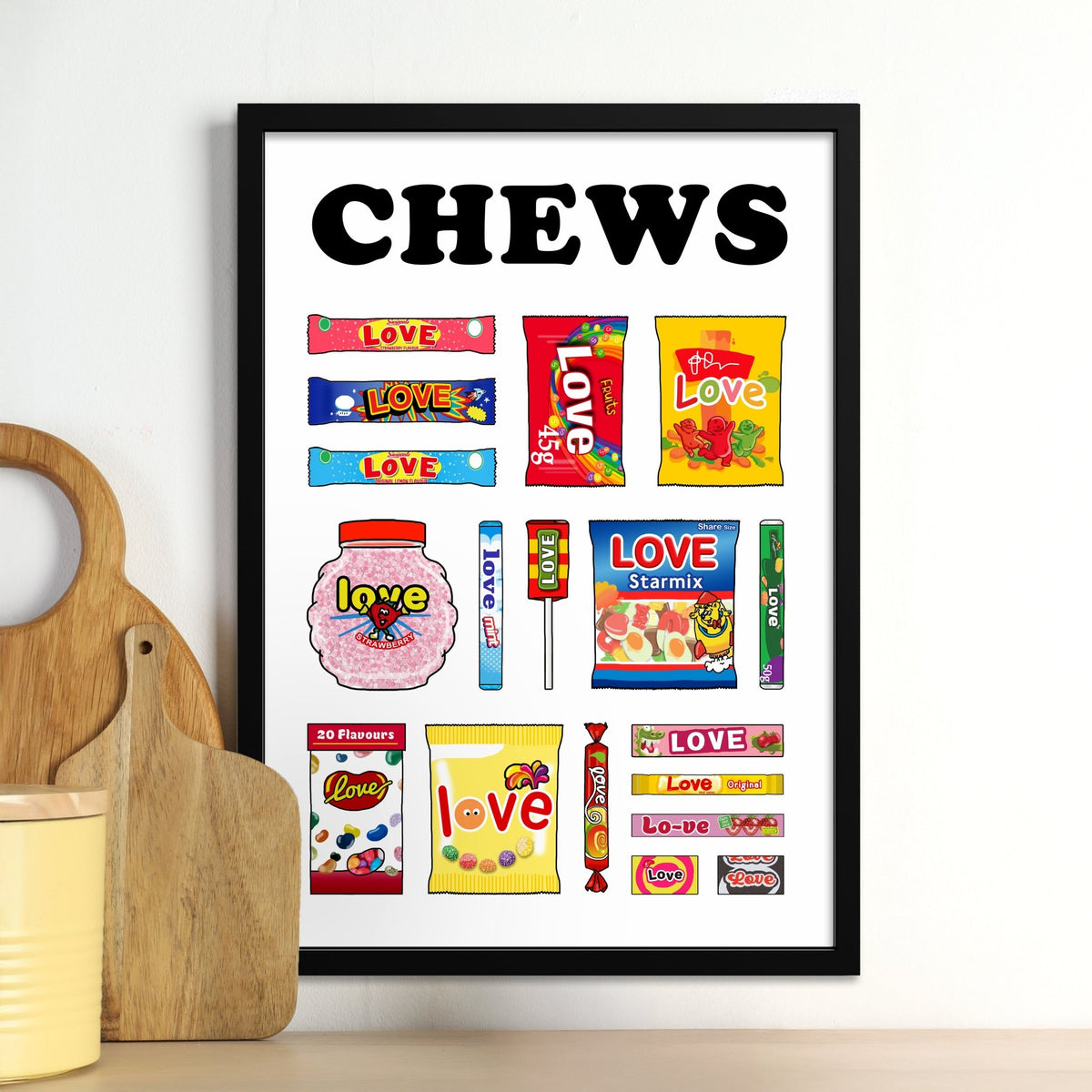 'Choose Love' Poster - Of Life & Lemons®