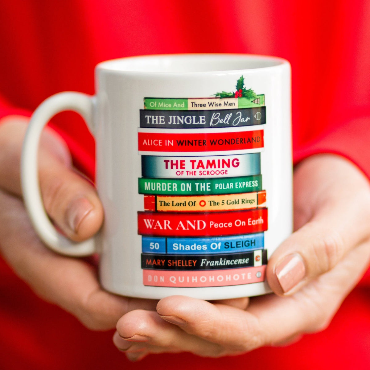 Funny Book Puns Christmas Mug - Of Life & Lemons®