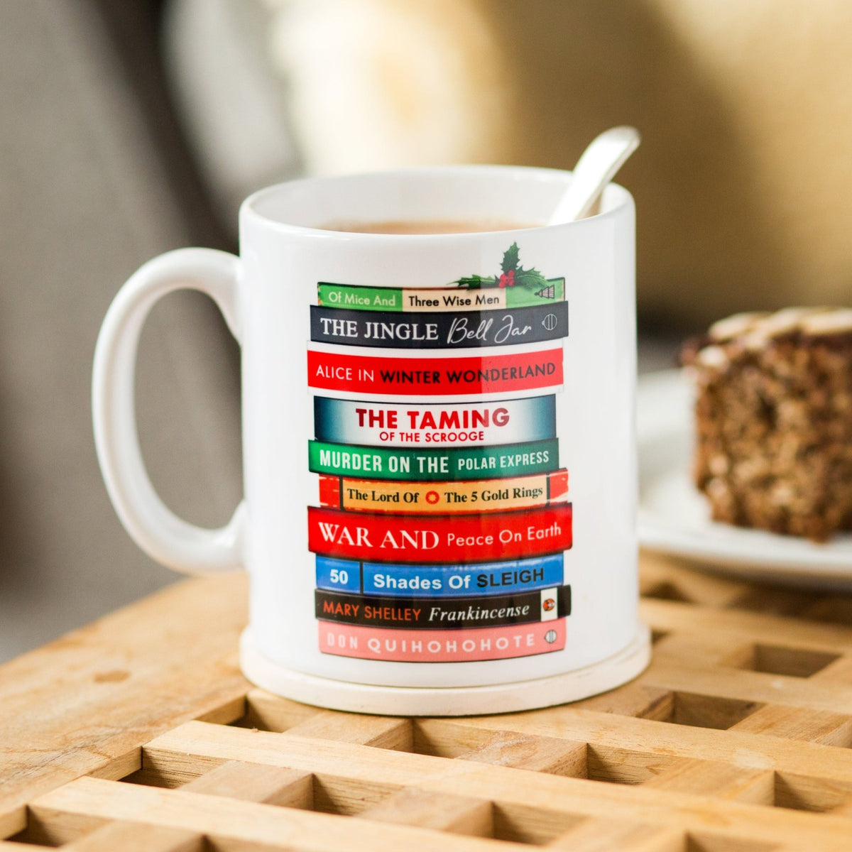 Funny Book Puns Christmas Mug - Of Life & Lemons®