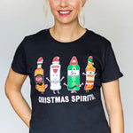 'Christmas Spirits' Ladies Christmas T-Shirt - Of Life & Lemons®