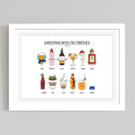 Personalised Christmas Drinks Print