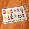 Funny Condiments Chopping Board