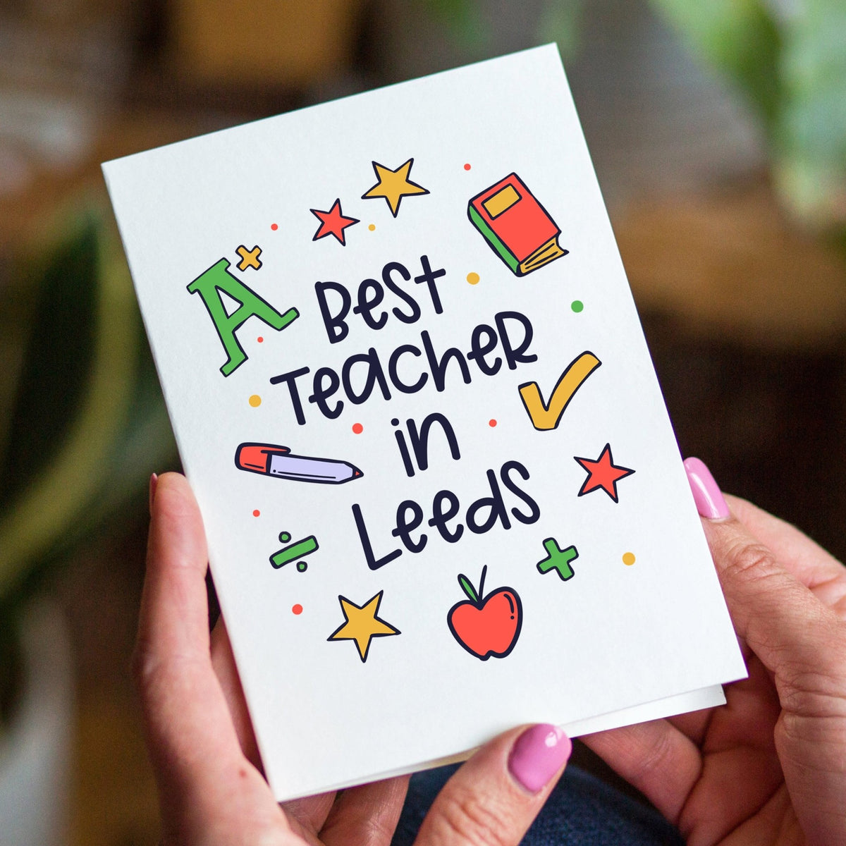 Personalised 'Best Teacher' Card - Of Life & Lemons®