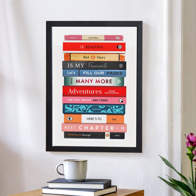 Personalised Book Print for Couples - Of Life & Lemons®