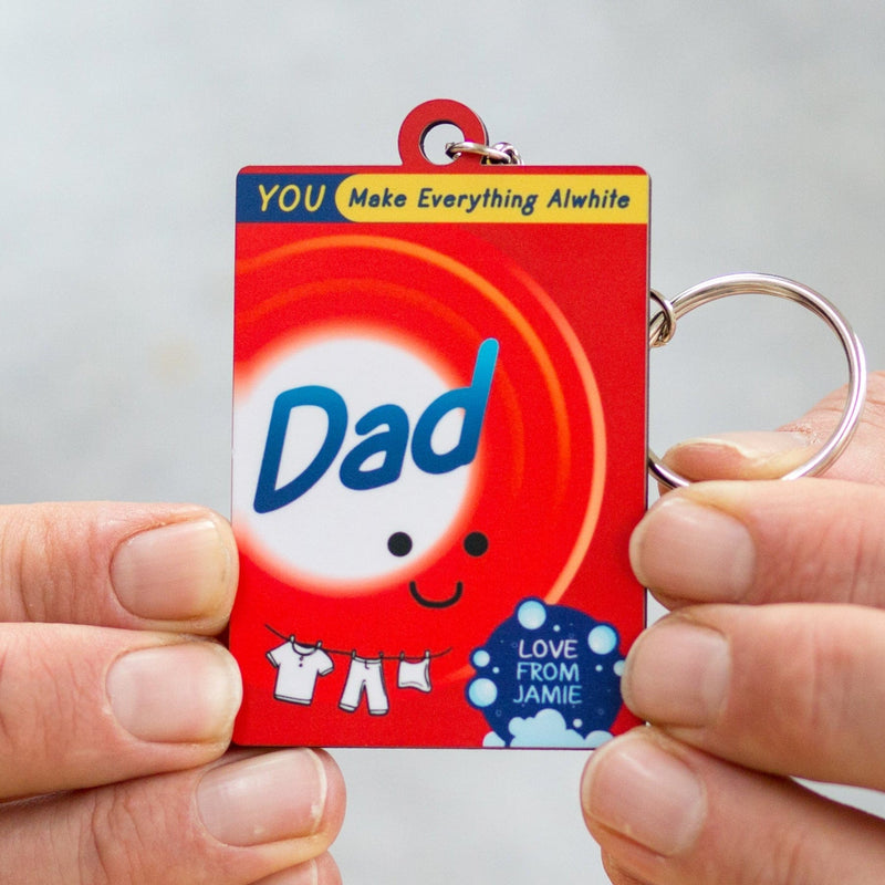 a custom keyring father's day gift