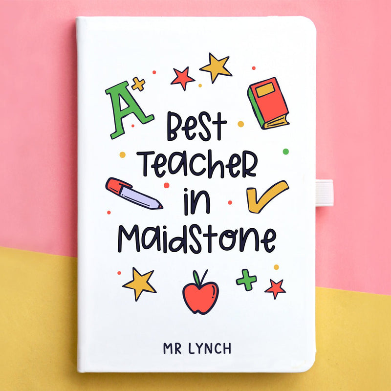 Personalised 'Best Teacher' Notebook - Of Life & Lemons®