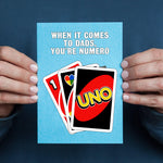 Funny Uno Card For Dad