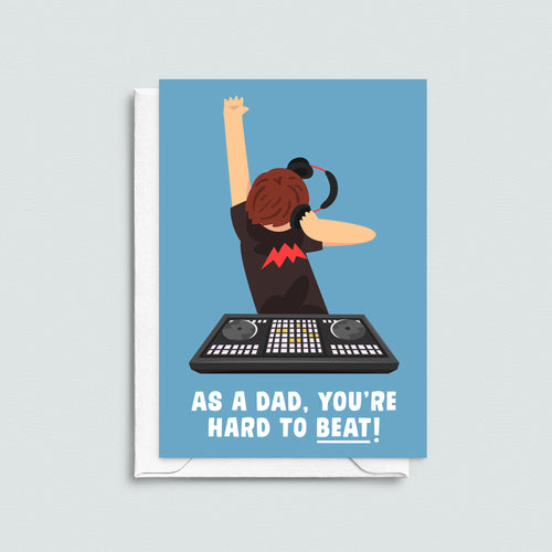 Funny DJ Card For Dad