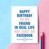 Funny Birthday Card for Friend - Of Life & Lemons®