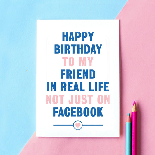 Funny Birthday Card for Friend