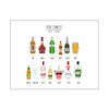 Personalised Friends as Drinks Print