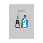 Personalised Family Drinks Print - Of Life & Lemons®