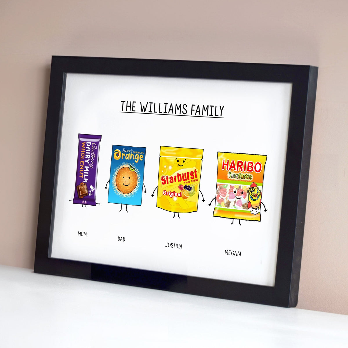 Personalised Family Sweets Print - Of Life & Lemons®