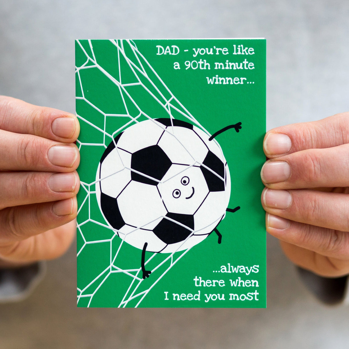 A cute football themed card for Dad by Of Life & Lemons