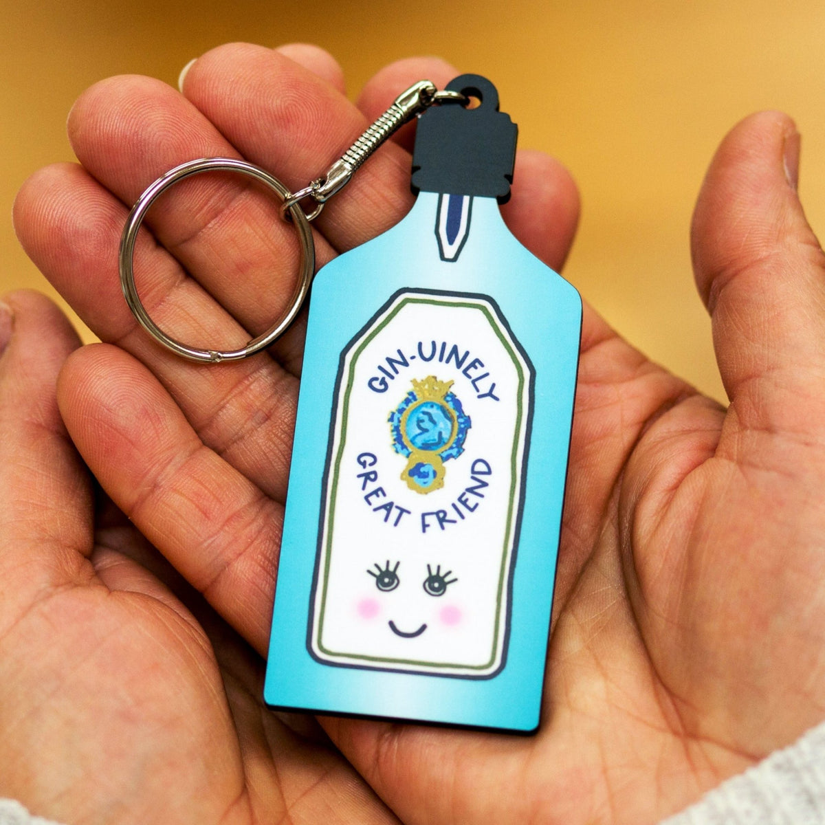 Gin Keyring For Friend - Of Life & Lemons®