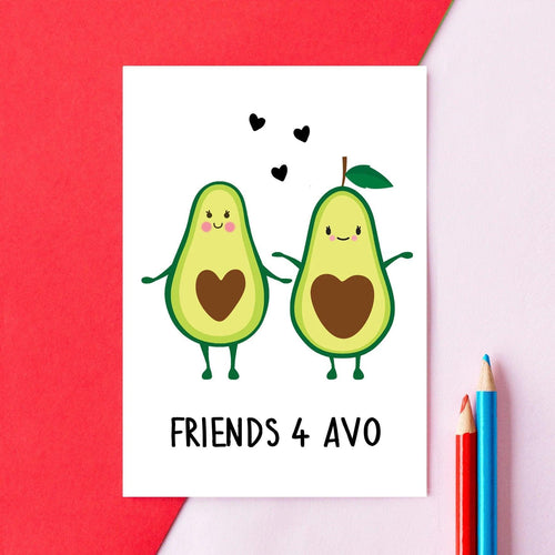 Funny Avocado Card for Friend - Of Life & Lemons®