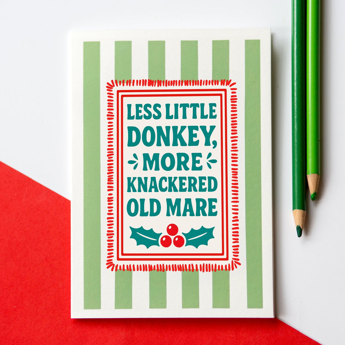 Humorous Christmas Card for Women - Of Life & Lemons®