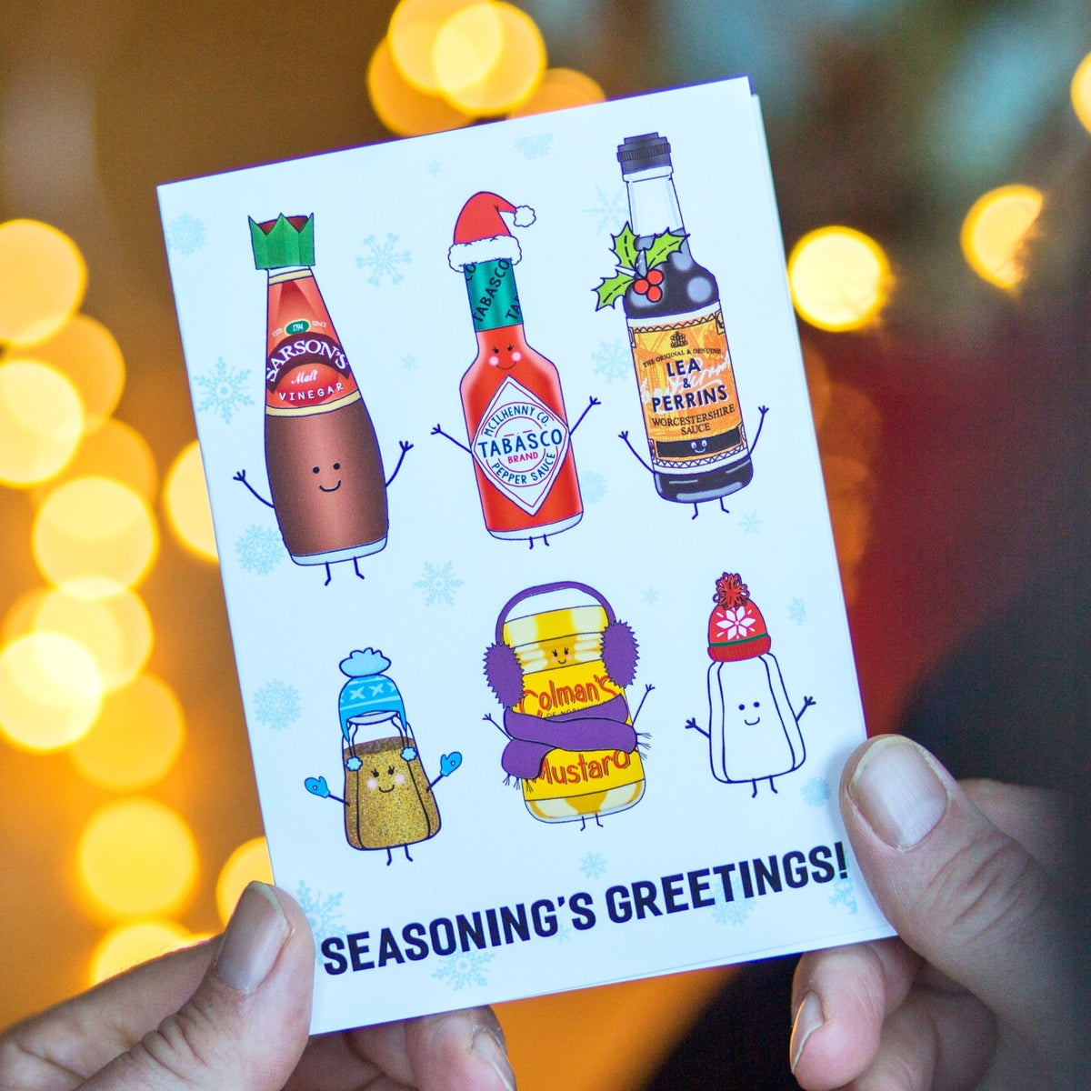 'Seasoning's Greetings' Funny Christmas Card - Of Life & Lemons®