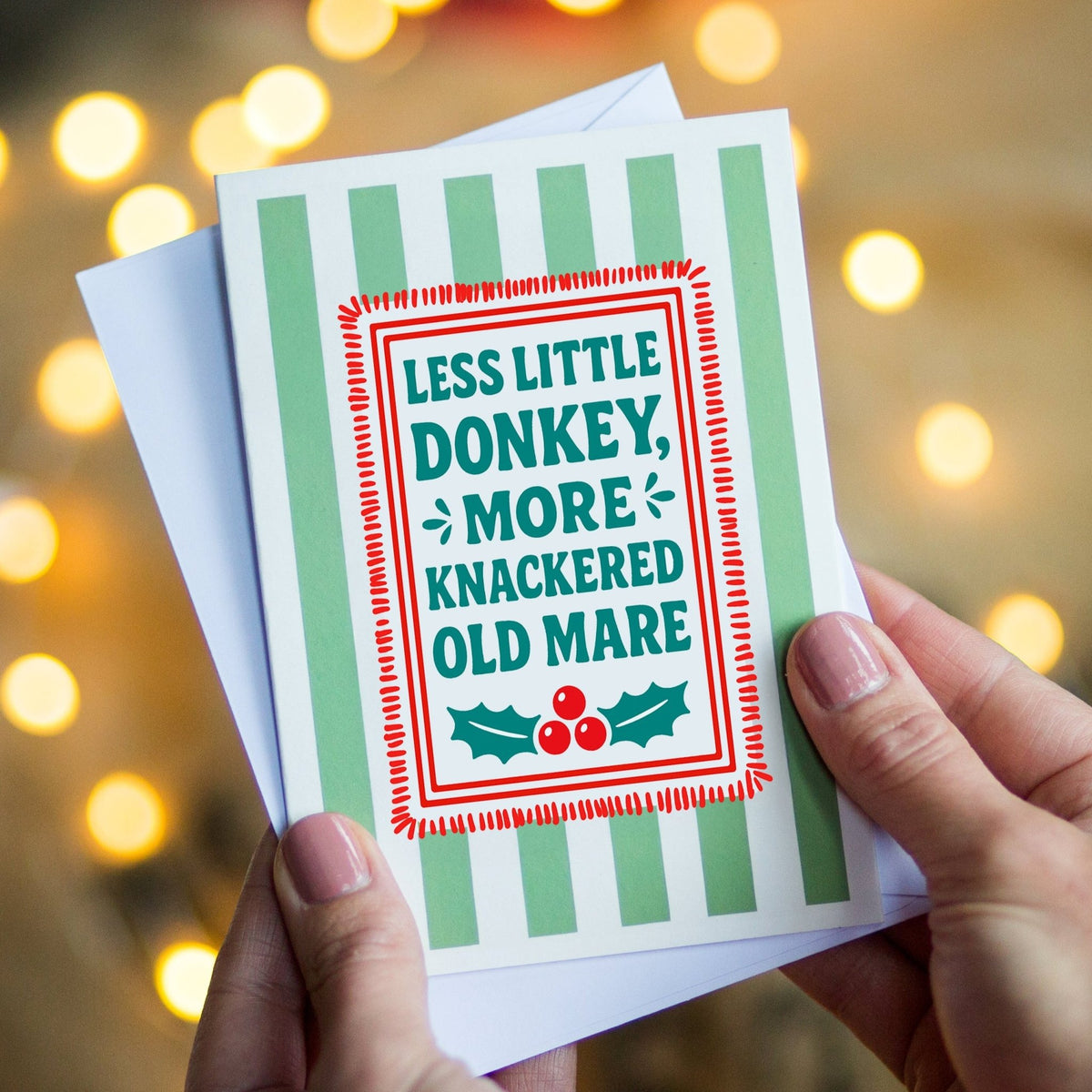 Humorous Christmas Card for Women - Of Life & Lemons®