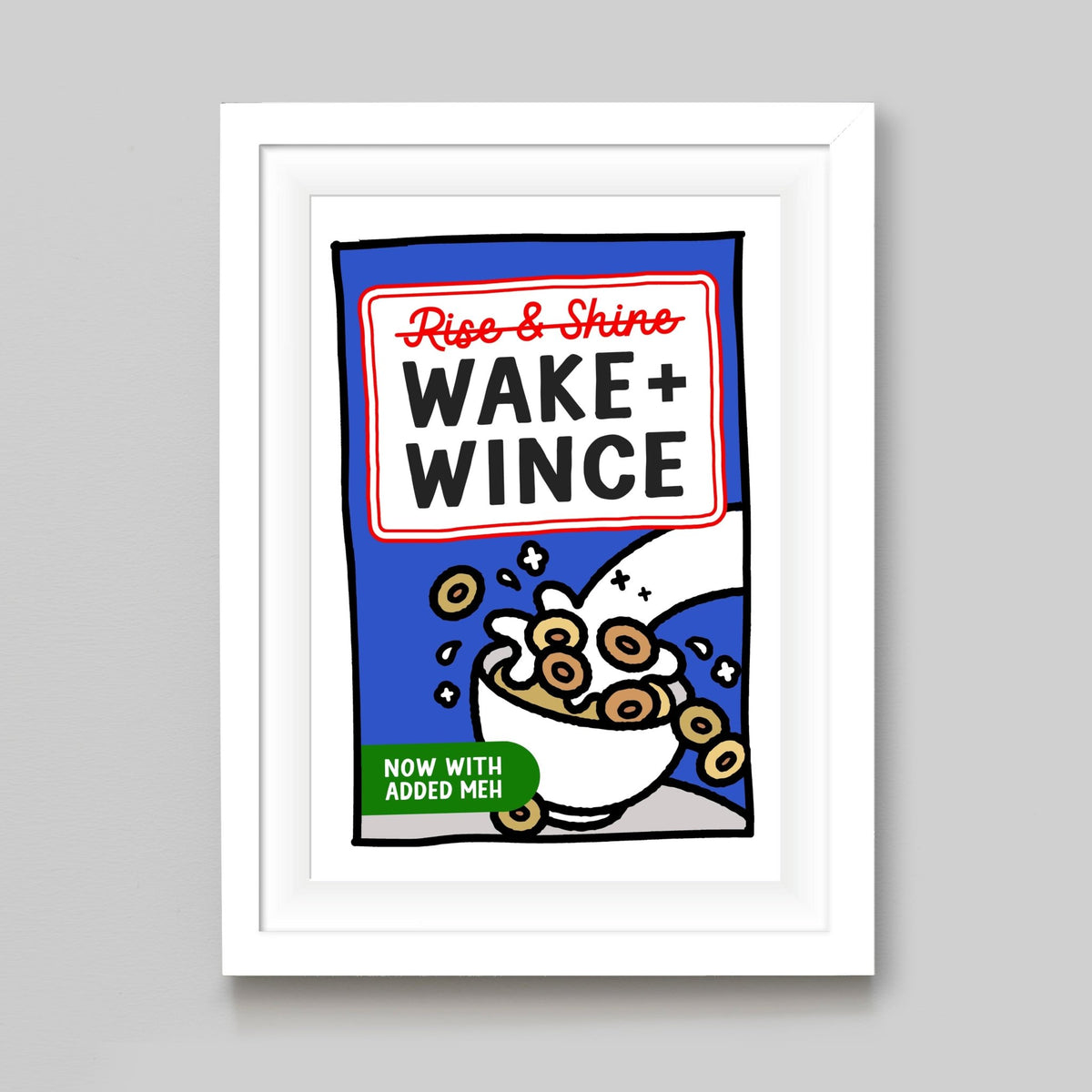 Funny Breakfast Kitchen Print - Of Life & Lemons®