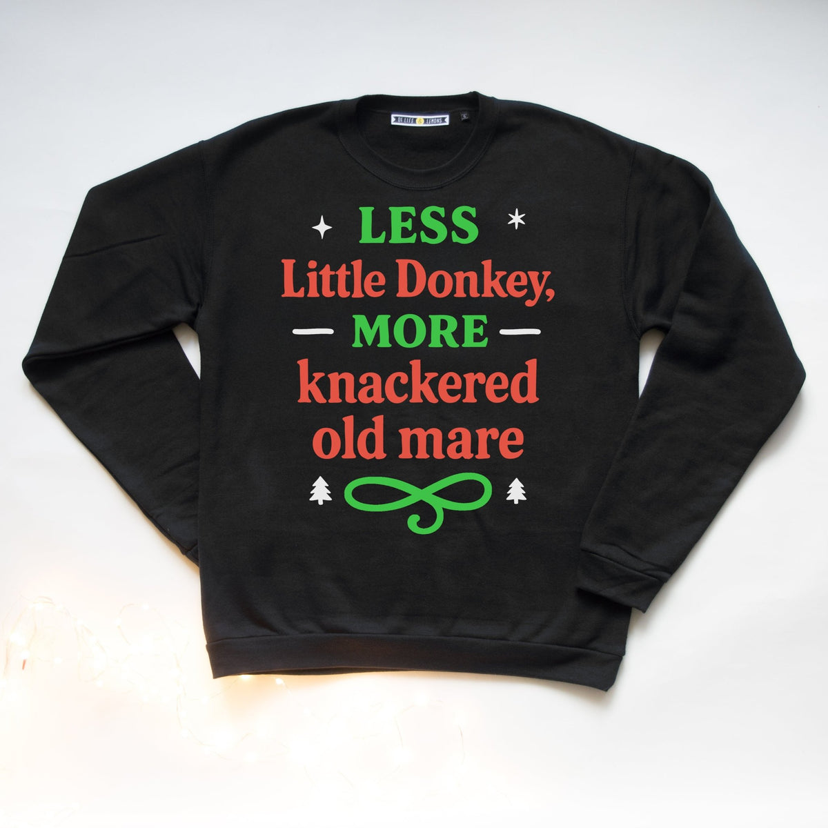 'Less Little Donkey' Christmas Jumper for Women - Of Life & Lemons®