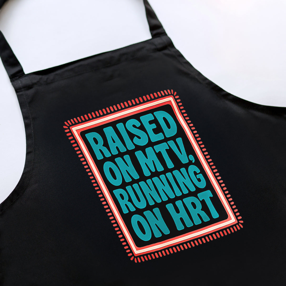 'Running on HRT' Funny Ladies Apron - Of Life & Lemons®