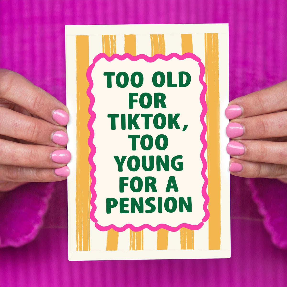 'Too Old For TikTok' Funny Birthday Card - Of Life & Lemons®