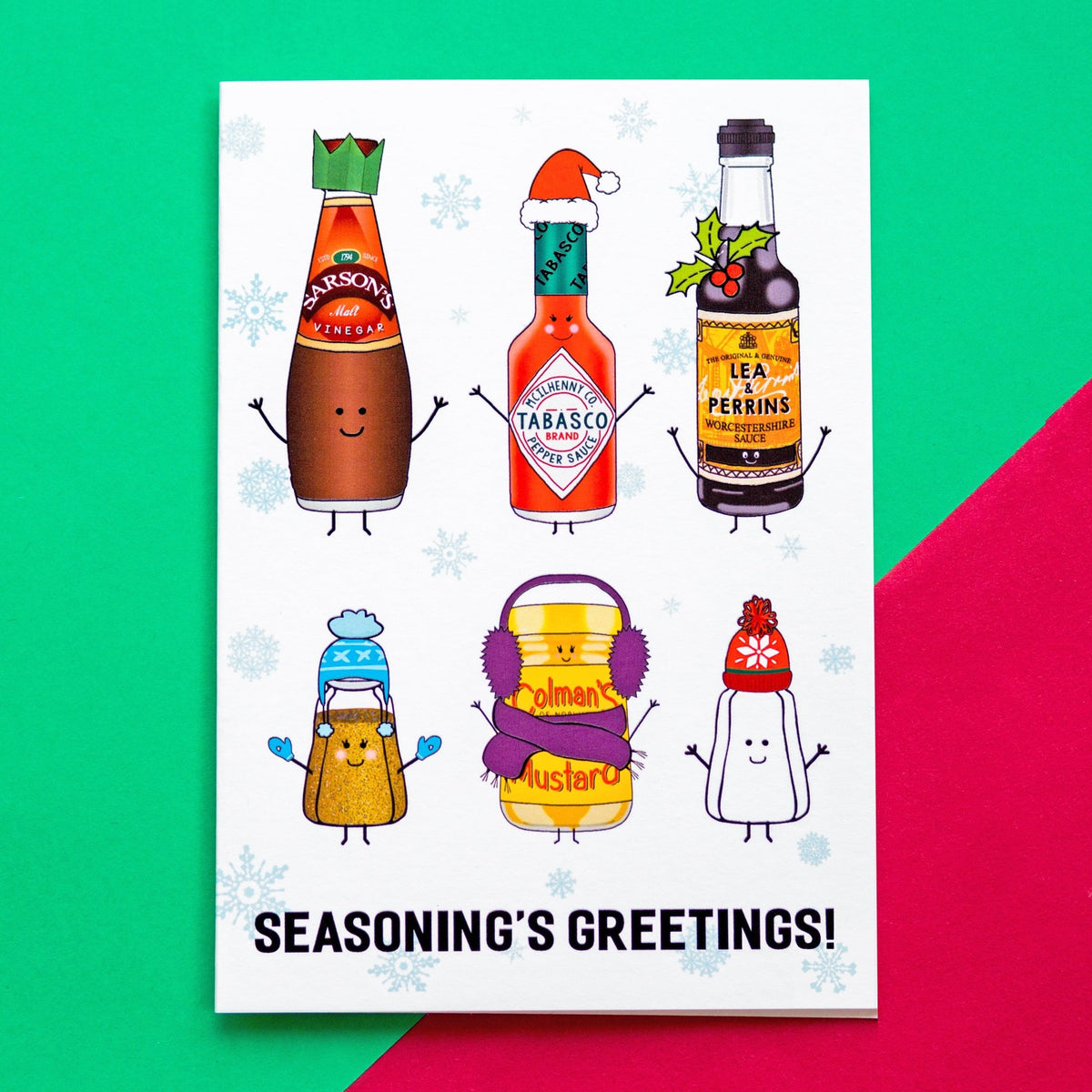 'Seasoning's Greetings' Funny Christmas Card - Of Life & Lemons®