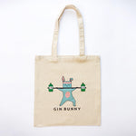 'Gin Bunny' Funny Shopping Bag