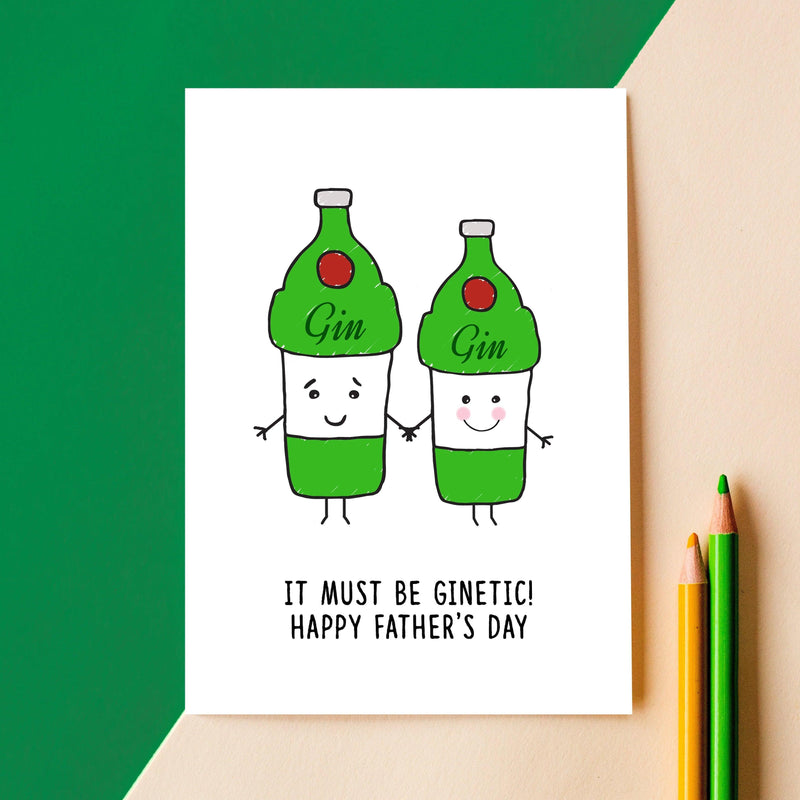 'Ginetic' Funny Gin Father's Day Card - Of Life & Lemons®
