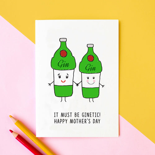 'Ginetic' Funny Gin Mother's Day Card - Of Life & Lemons®