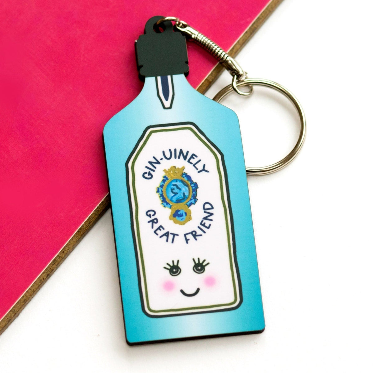 Gin Keyring For Friend - Of Life & Lemons®