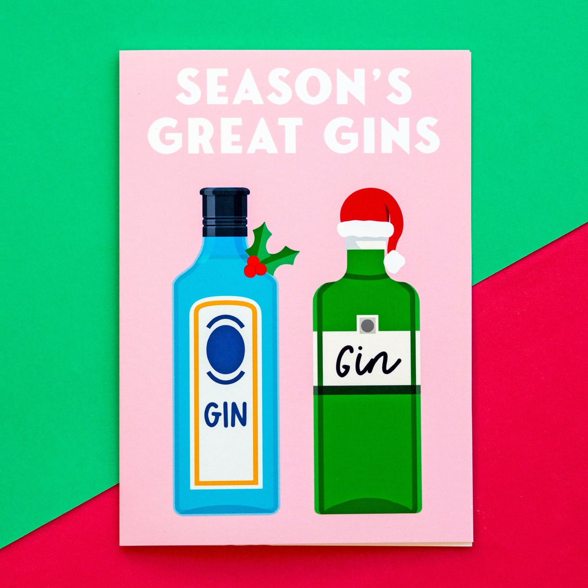 Gin Christmas Card - Of Life & Lemons®