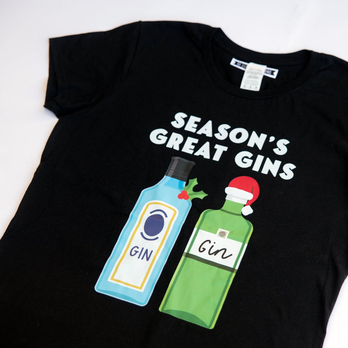 Ladies Gin Christmas T-Shirt - Of Life & Lemons®