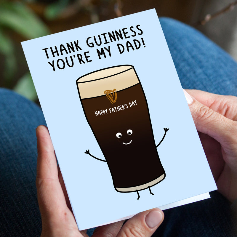 Funny Guinness Father's Day card by Of Life & Lemons