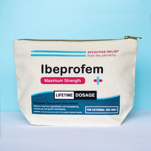 'Ibeprofem' Feminist Cosmetic Bag - Of Life & Lemons®