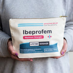 'Ibeprofem' Feminist Cosmetic Bag