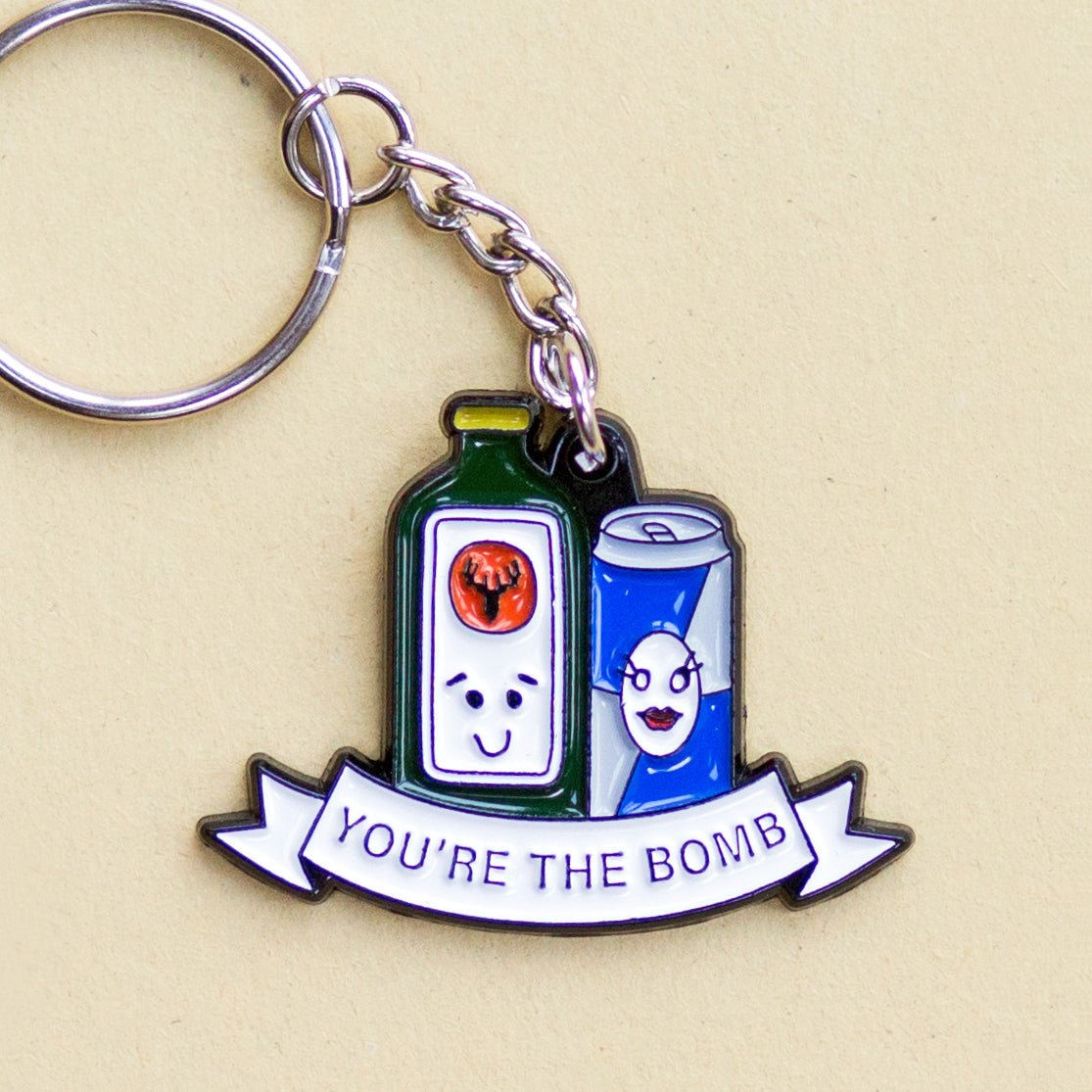 'You're the Bomb' Enamel Keyring - Of Life & Lemons®