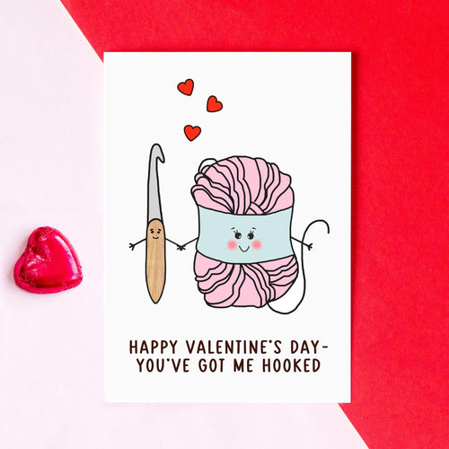Crochet / Knitting Valentine's Card - Of Life & Lemons®