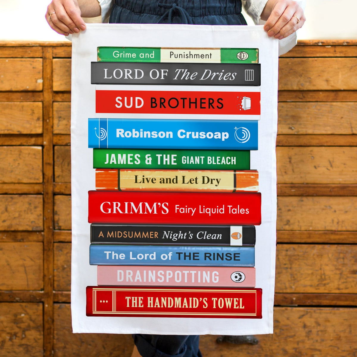 Funny Book Themed Tea Towel - Of Life & Lemons®