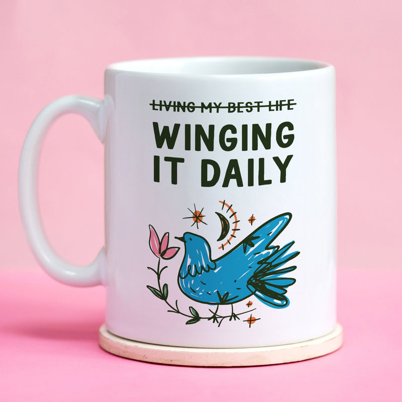 'Winging It Daily' Funny Mug - Of Life & Lemons®
